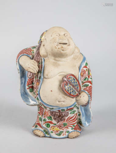 Japanese Taisho Imari Porcelain Buddha