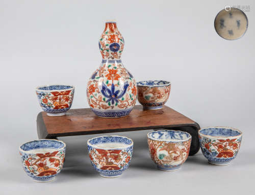 Set of Japanese Meiji Imari Porcelain Items