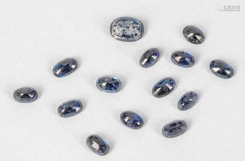 Group of Sapphire Stone Ornament