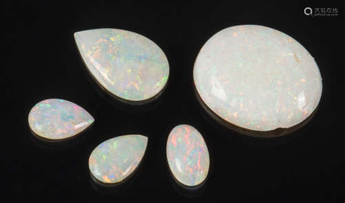 Group of Fire Opal Ornament