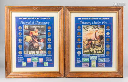 Collectible American & World Coins with Frame