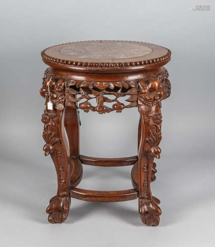 Chinese Rosewood Short Table