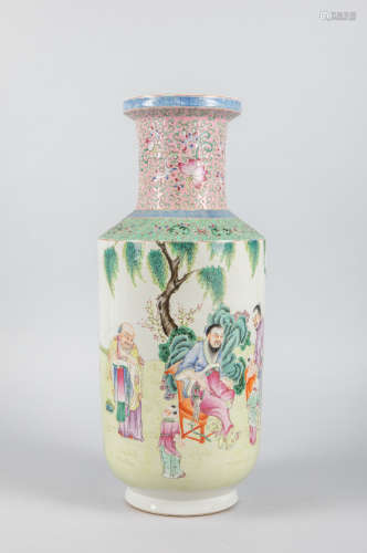 Chinese Old Enameled Porcelain Vase