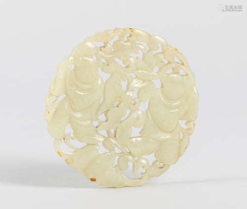 Chinese White Jade Carving