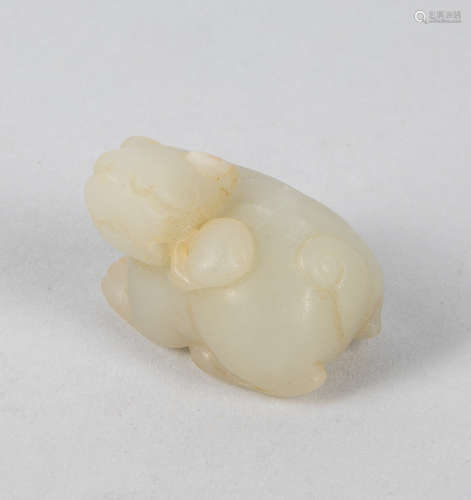 Chinese White Jade Carving