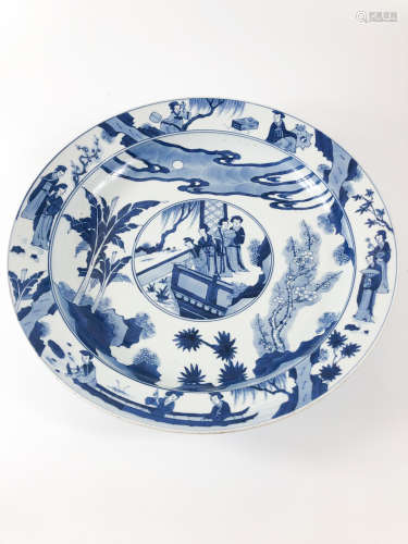 Chinese Blue White Porcelain Plate