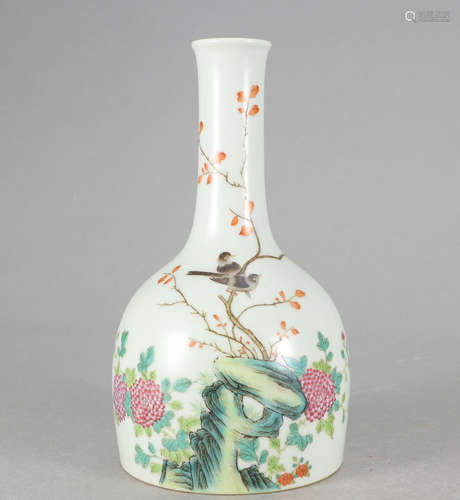 Chinese Famille Rose Porcelain Vase