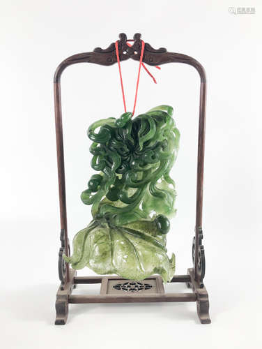 Chinese Spinach Jade Carving