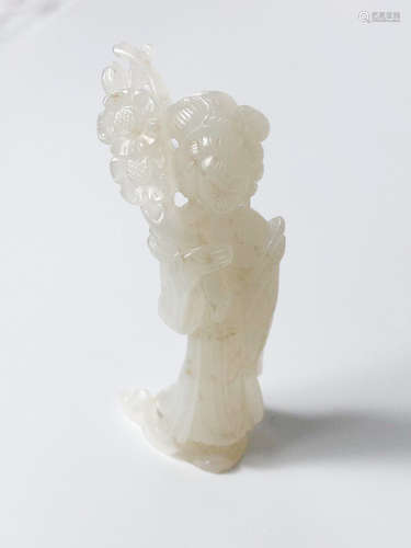 Chinese White Jade Lady