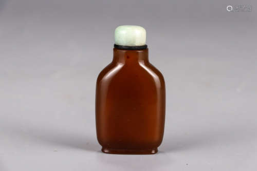 Chinese Old Agate Snuff Bottle