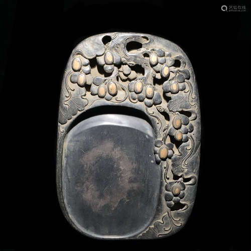 Chinese Old Scholar Ink Stone