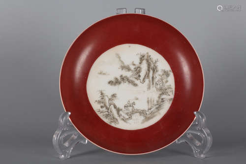 Chinese Famille Rose Porcelain Plate