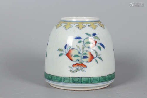 Chinese Doucai Porcelain Water Coupe