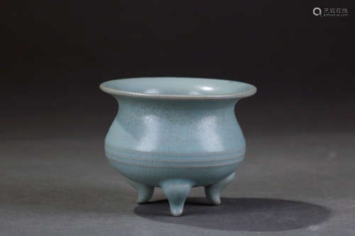 Chinese Ru Yao Style Porcelain Censer