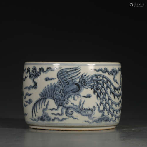 Chinese Blue White Porcelain Cricket Jar