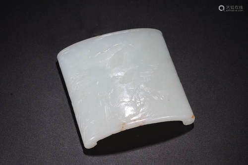 Chinese White Jade Wrist Rest