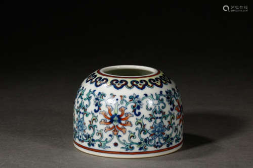 Chinese Doucai Porcelain Water Coupe