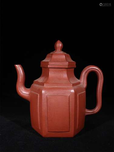 A QING DYNASTY  BOCCARO TEAPOT