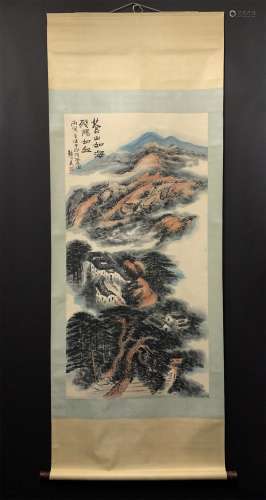 A CHINESE PAINTING,LAI SHAOQI MARKED