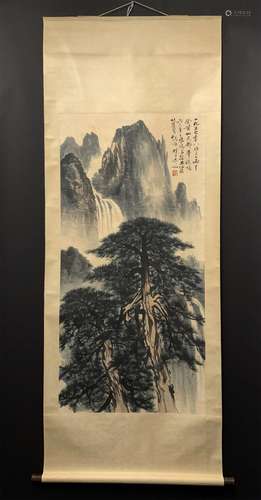 A CHINESE PAINTING, LI XIONGCAI'S LANDSCAPE