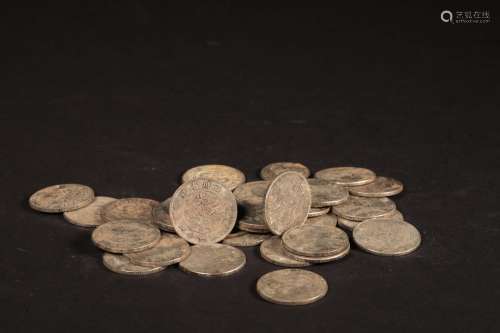 A GROUP OF QING DYNASTY 34 XUANTONG,GUANGXU COINS