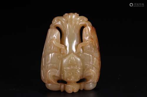 A Chinese Hetian Jade Pendant