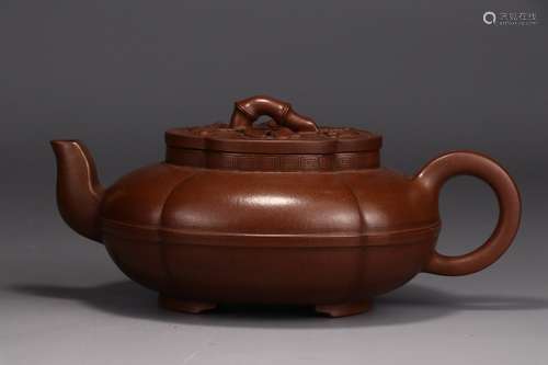 A Chinese Zisha Teapot With Mark