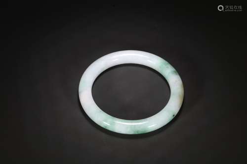 A Chinese Jadeite Bangle