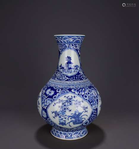 A Chinese Blue And White Vase