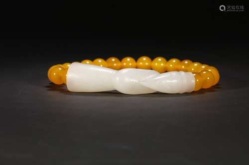 A Chinese Hetian Jade Bracelet