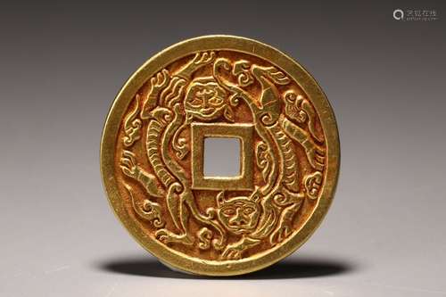 A Chinese Golden Coin