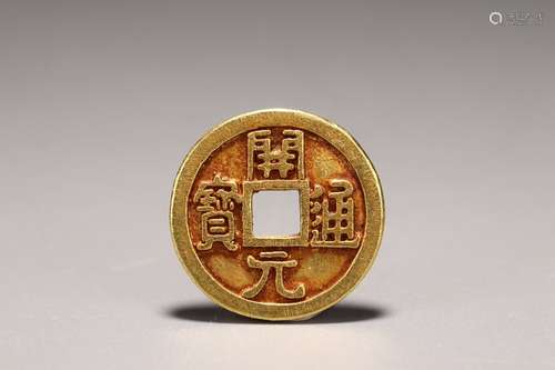 A Chinese Golden Coin