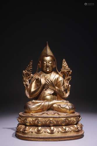 A Chinese Gilt Bronze Buddha Statue