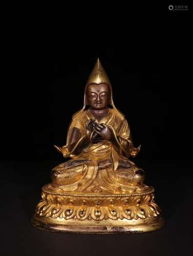 A Chinese Gilt Bronze Buddha Statue