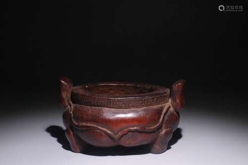 A Chinese Bamboo Censer