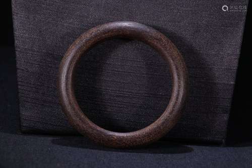 A Chinese Agarwood Bangle