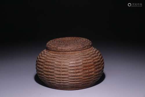 A Chinese Bamboo Jar