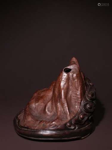 A Chinese Agarwood Censer Ornament