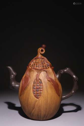 A Chinese Zisha Teapot