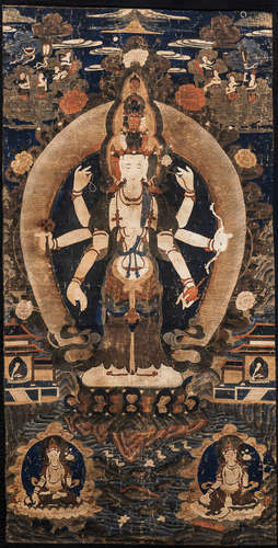 ThangkaDepictingEkadashamukhaAvalokitesvara