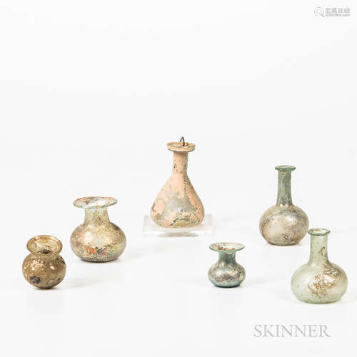 SixRomanGlassVessels