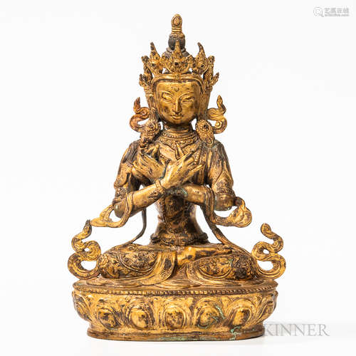 Gilt-bronzeFigureofVajradhara