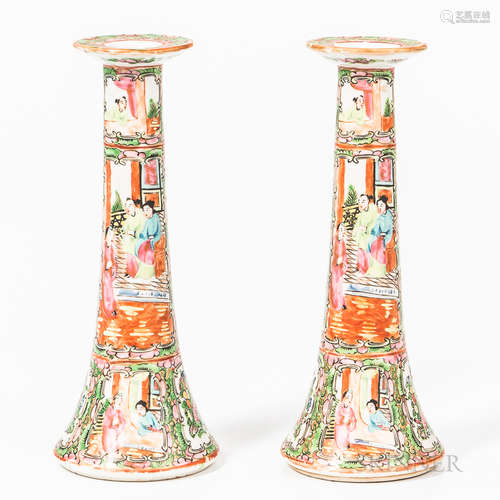 PairofRoseMedallionCandleholders