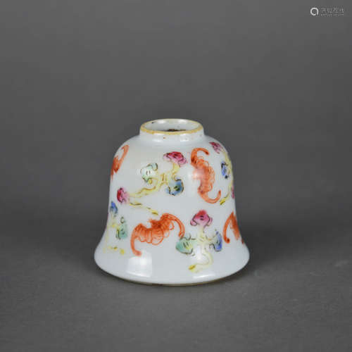 A Chinese Bat Painted Porcelain Water Pot