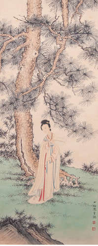 A Chinese Woman Painting, Chen Shaomei Mark