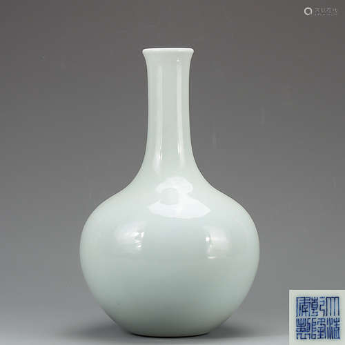 A Chinese Skyblue Glaze Porcelain Vase