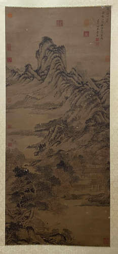 A Chinese Landscape Painting, Wang Meng Mark