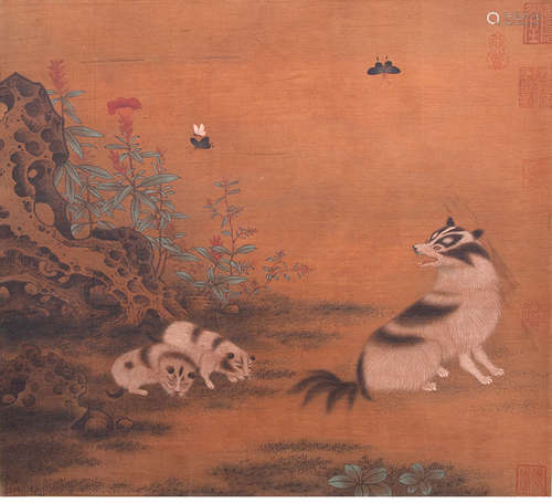 A Chinese Dog Painting