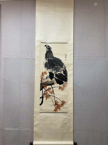 A Chinese Bird Painting, Zhang Peng Mark