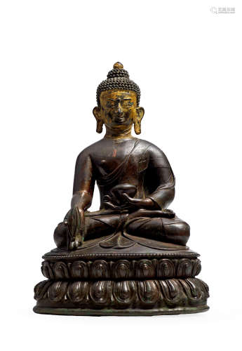16世纪   药师佛像  佛教文物其它 合金铜